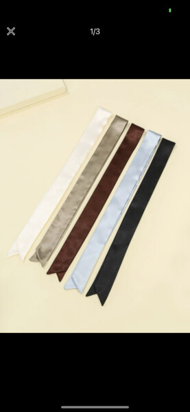 5 pièce bandeau unicolore 