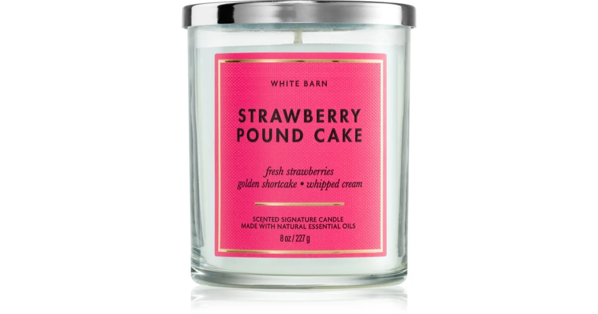 Bath & Body Works Strawberry Pound Cake
