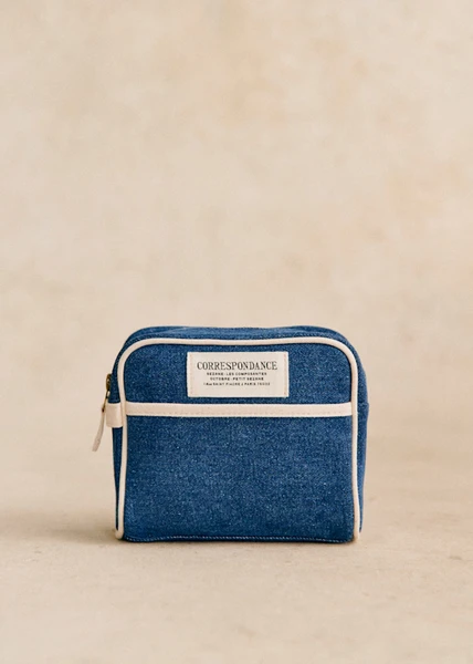 Trousse - Denim - Coton recyclé - Sézane