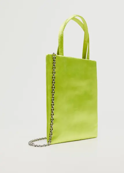 Mini sac satiné -  Femme | MANGO OUTLET France