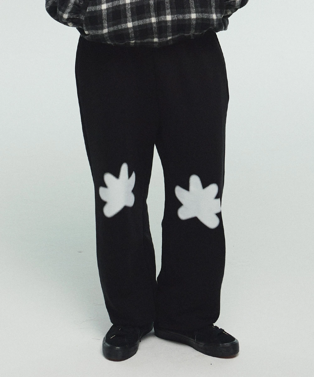 [IBC24UPT21BK] STAR JOGGER PANTS - ITZAVIBE