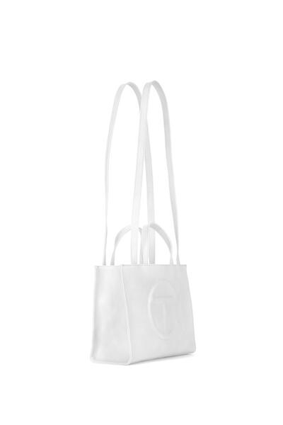 Medium White Shopping Bag