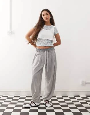 ASOS DESIGN - Pantalon de jogging à pinces - Gris délavé | ASOS