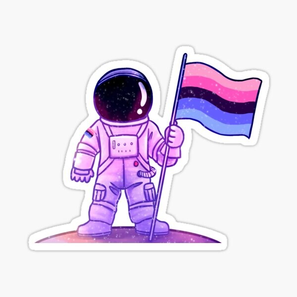 Pride Astronaut [Omnisexuel] | Sticker