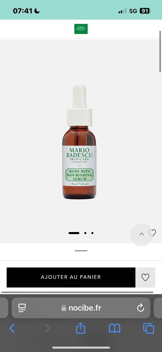 Mario Badescu   Huile nourrissante à la Rose sauvage  Huile visage » achetez en ligne | Nocibé
