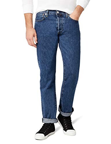 Levi's 501 Original Fit Jeans Homme, Bleu(Stonewash), 33W / 32L
