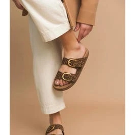MULE WANILLE LEOPARD