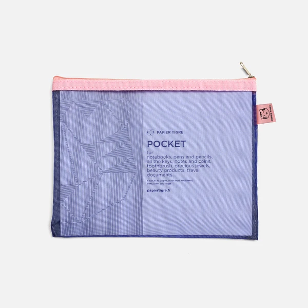 Pochette Mesh M - Indigo