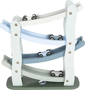 small foot Cascading Wooden Racecourse, With Four Wooden Cars, For Children Aged 3 And Up, 11651, 25 x 10 x 29 cm : Amazon.com.be: Toys