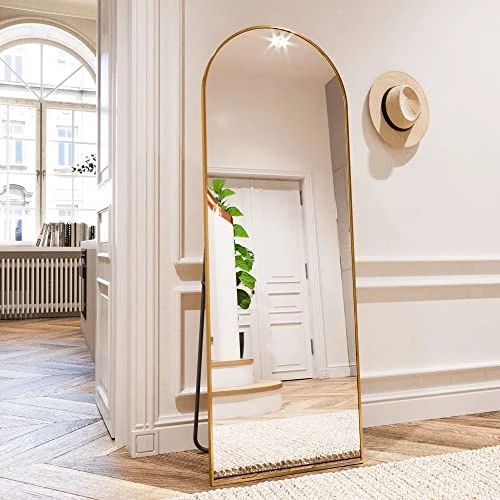 HARRITPURE | 64"x21" Arched Full Length Mirror Free Standing