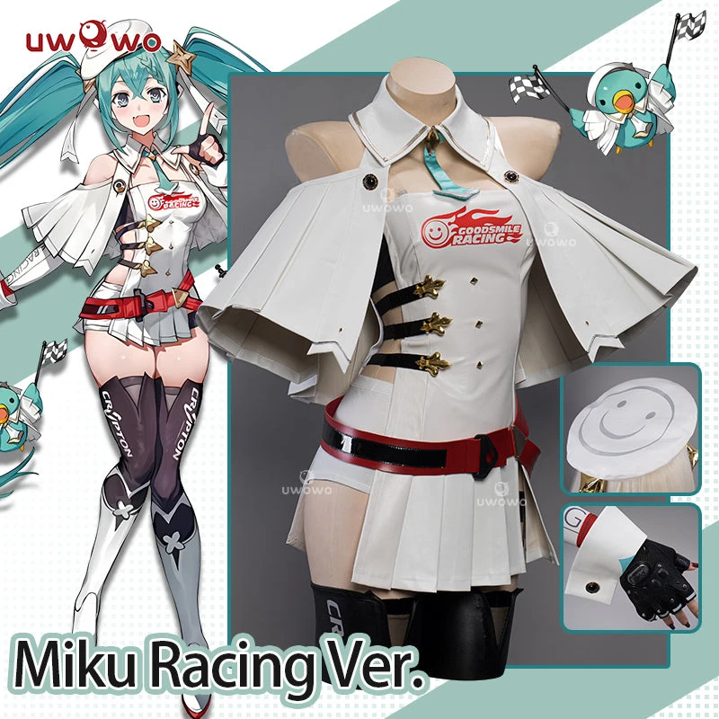 Uwowo Vocaloid Hatsune Miku 2023 Racing Ver Cosplay Costume