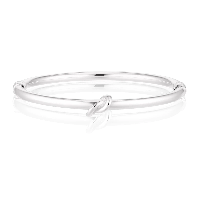 Sterling Silver Knot Bangle