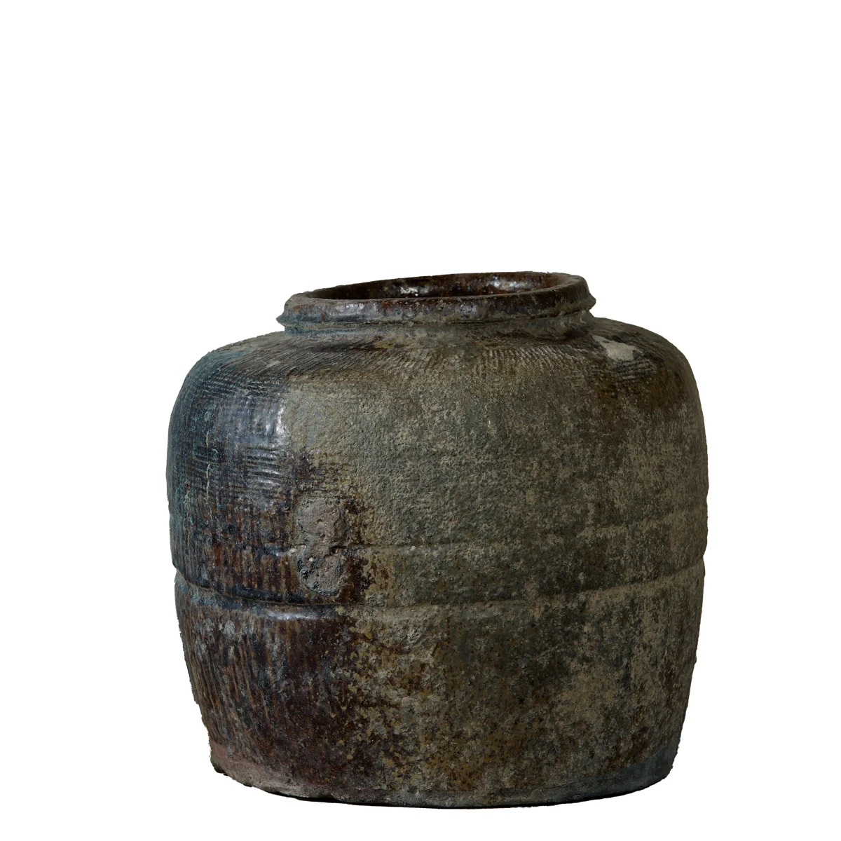 Yishui - Ancien pot chinois émaillé n°1