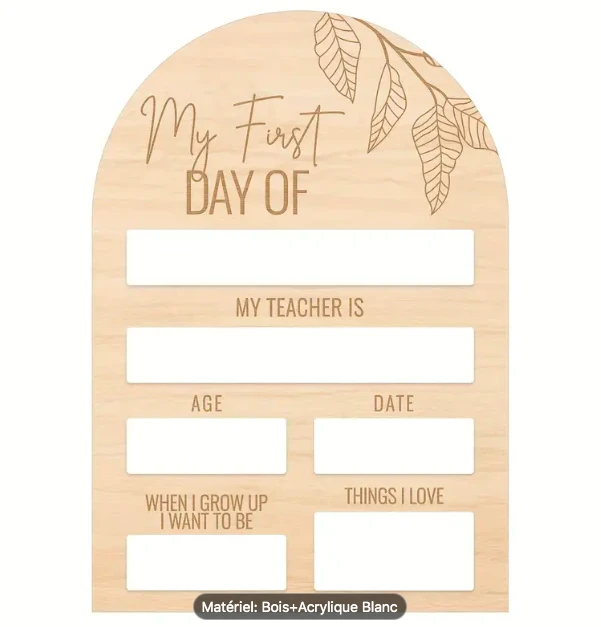 Panneau photo souvenir rentrées