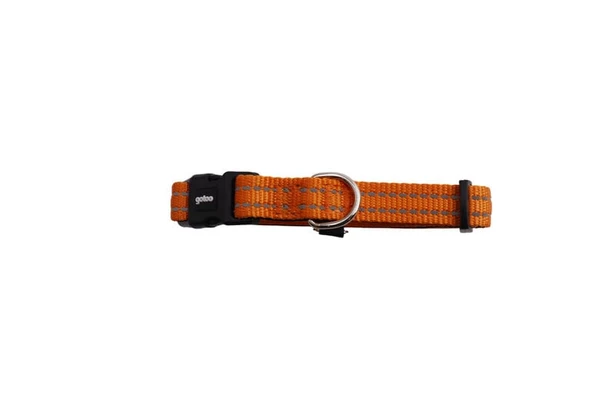 Gotoo - Collier Essentials en Nylon Premium Orange pour Chien - XS | Animalis