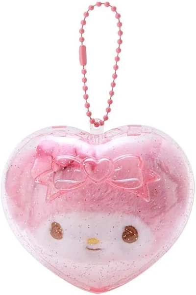 Sanrio Mascot Holder in Case - My Melody (Clear and Plump 3D)