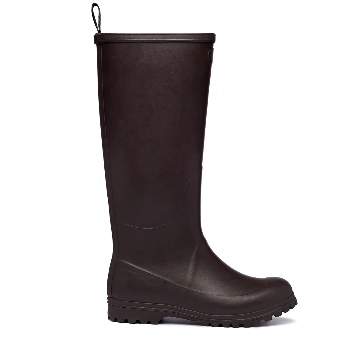 799 RUBBER BOOTS - Rubber Boots - High Cut - Woman - BROWN DARK