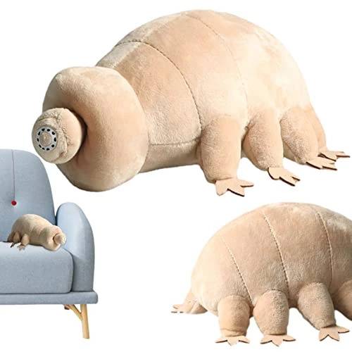 Générique Animaux en Peluche créature Marine,Peluches Ugly Tardigrade en Peluche - Oreiller de Peluches de créature de mer Profonde d'ours d'eau de Bande dessinée, décor Mignon de