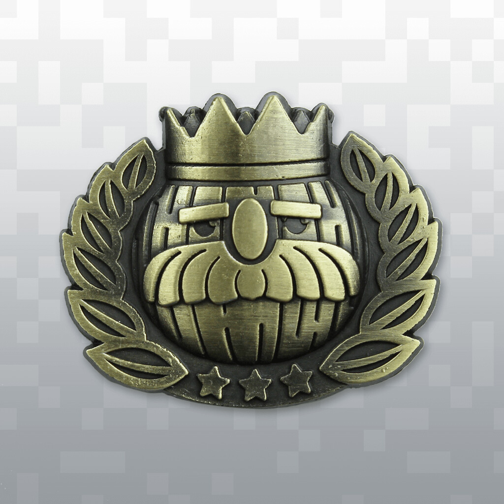 Onion King Lapel Pin