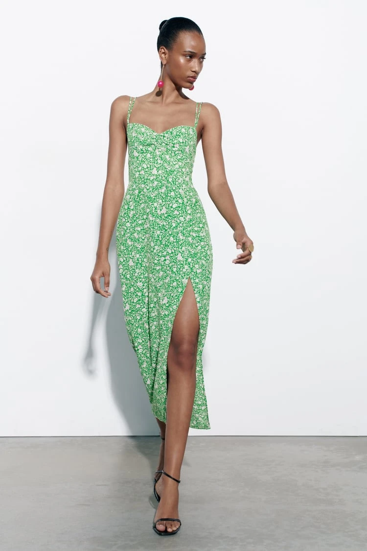 ROBE STYLE CORSET IMPRIMÉE