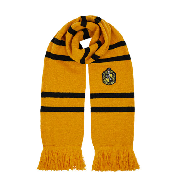 Hufflepuff Knitted Crest Scarf