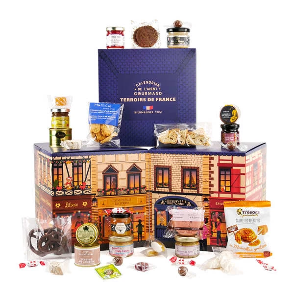 Calendrier de l'avent Cube des Terroirs de France - BienManger.com Calendriers