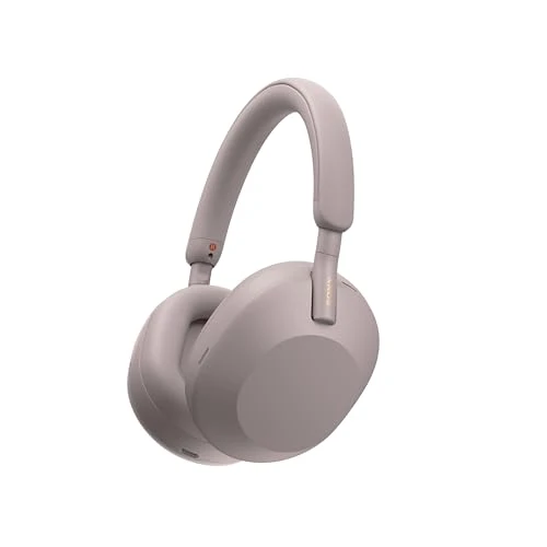 Sony WH-1000XM5 -Casque sans Fil à réduction de Bruit, 30h d'autonomie, Casque Arceau Bluetooth, optimisé pour Alexa et Google Assistant, iOS et Android avec Micro intégré, Rose