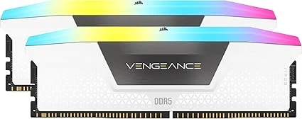 CORSAIR Vengeance RGB DDR5 Kit d'Amélioration de la Lumière (Pas de Mémoire Physique) – Blanc