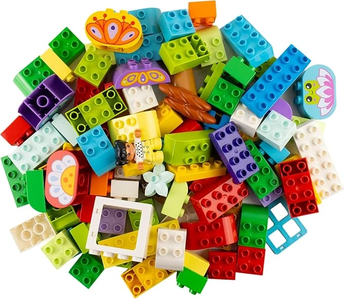 Lego® Duplo® Lot de 100 briques de base, mélangées, multicolores