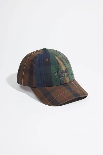 Casquette patchwork carreaux coton