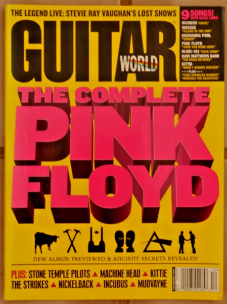 Guitar World Magazine December 2001 The Complete Pink Floyd Vintage