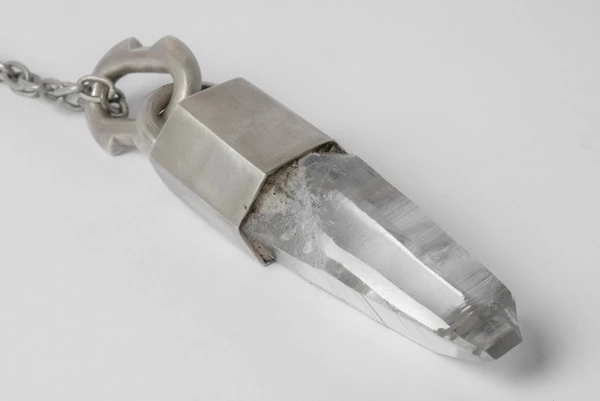 Talisman Necklace (Deco Linked, Lemurian Quartz, DA+LEM)