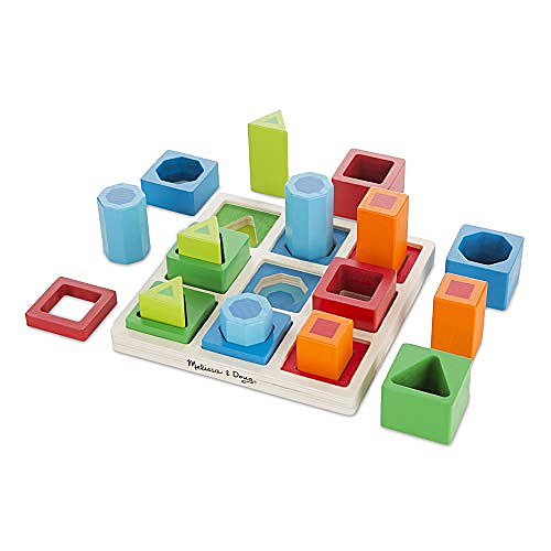 Melissa &amp; Doug, ensemble de série de formes à trier (jouet en bois)