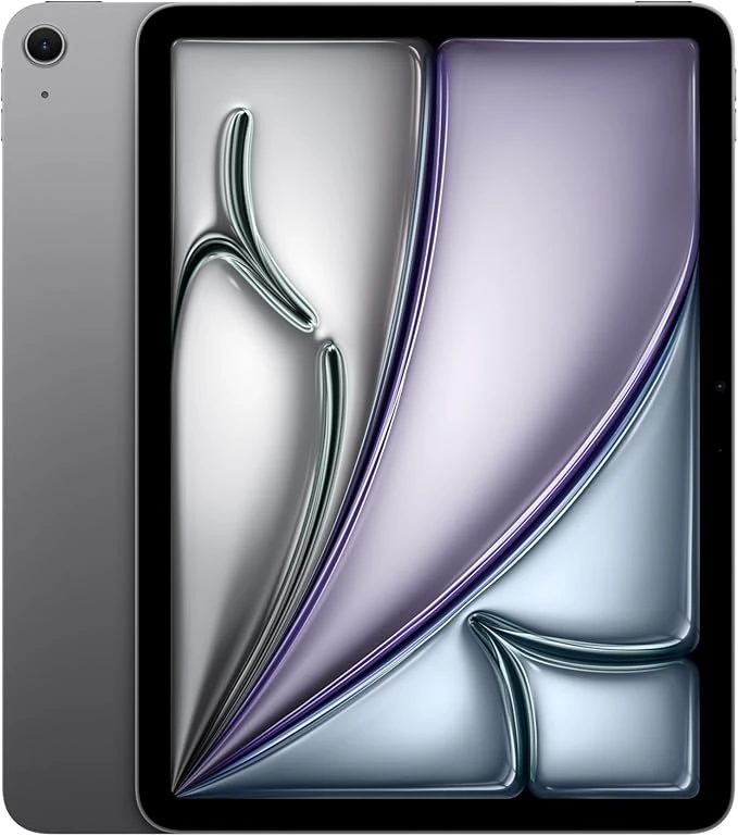 Apple iPad Air 11 Pouces avec Puce M3 : Apple Intelligence, écran Liquid Retina, 128 Go, caméras Avant/arrière 12 Mpx, Wi-FI 6E, Touch ID, autonomie d’Une journée – Gris sidéral
