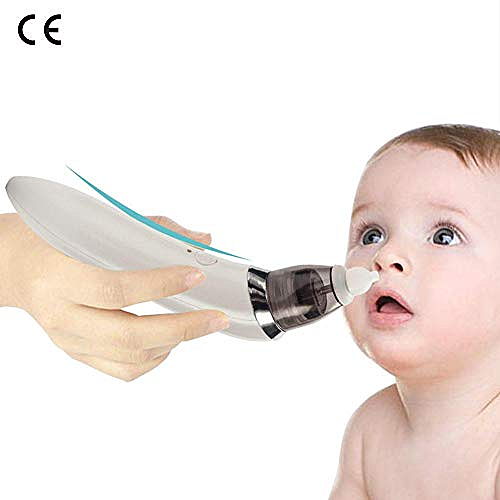 Aspirateur nasal pour bébé, aspiration électrique du nez avec embouts de  nez en silicone pour les nourrissons