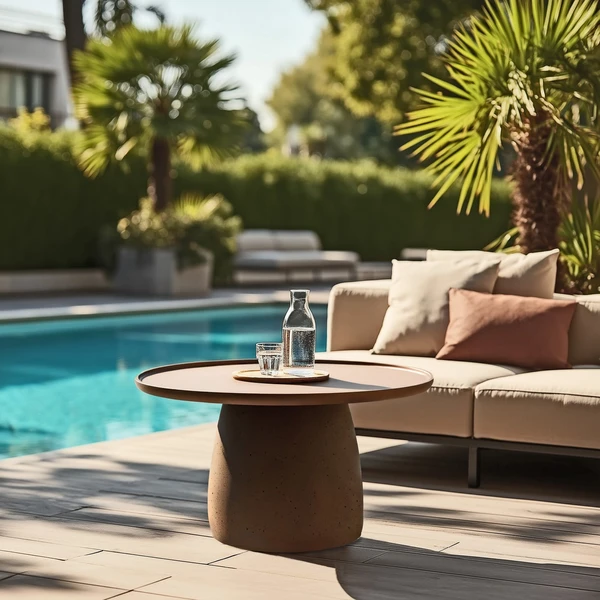 Nestor - Table Basse De Jardin - Marron