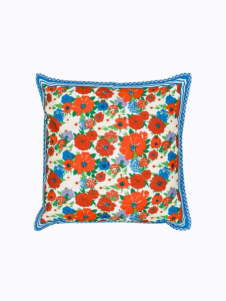 Spring sarong cushion cover - Lucas du Tertre