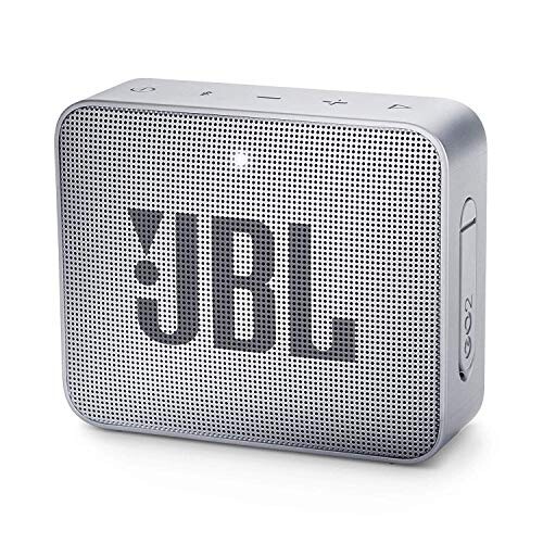 JBL GO 2 Mini Enceinte Portable - Étanche pour Piscine &amp; Plage IPX7 - Autonomie 5hrs - Qualité Audio, Bluetooth, Gris