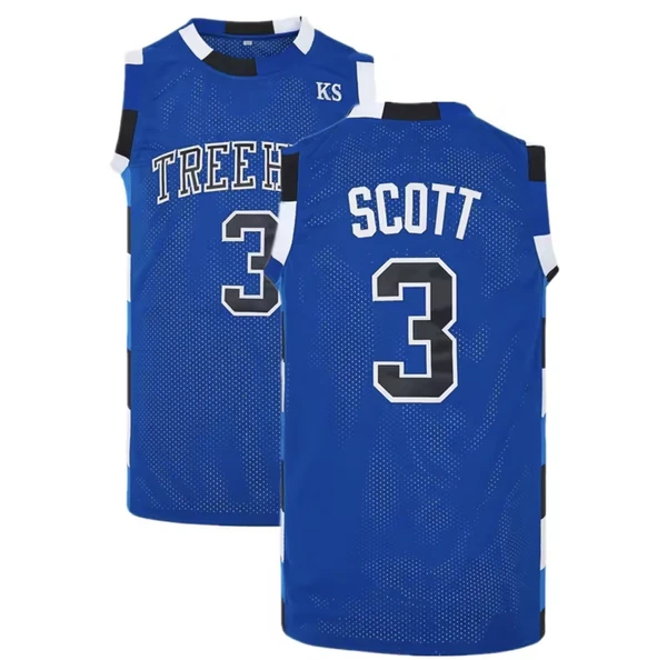 Film ONE TREE HILL SCOTT # 23 RAVENS # 3 maillot de basket-ball chemise de sport respirant séchage rapide hauts pour hommes LOGO couture broderie - AliExpress 201768104