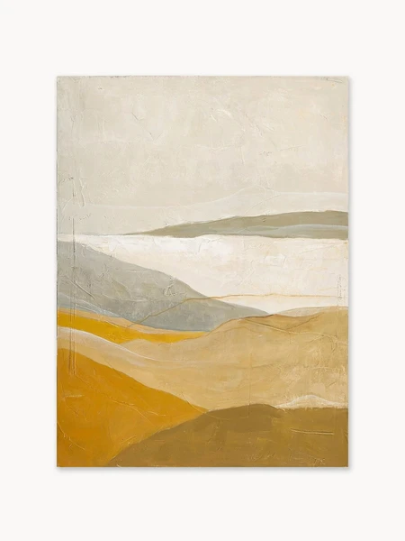 Peinture sur toile encadrée Yellow Field
