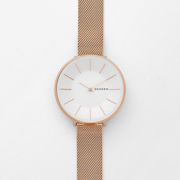 Karolina Rose Gold-Tone Steel-Mesh Watch