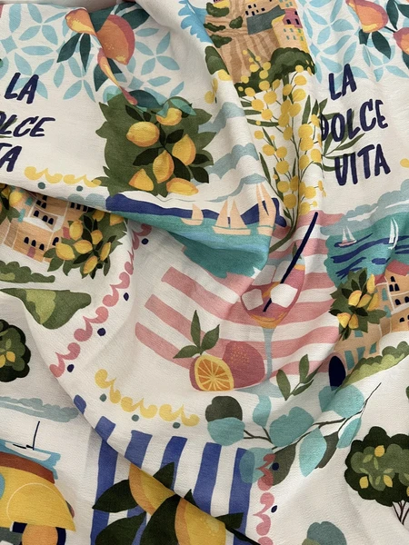 [ CAPRI ] I TISSU CREPE VISCOSE ECOVERO - La tissutheque LR