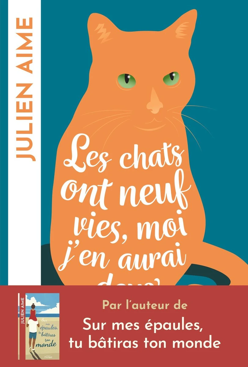 Les chats ont neuf vies, moi j'en aurai deux - Après le best-seller "Sur mes épaules, tu bâtiras ton monde", le nouveau roman féminin de Julien Aime : Julien Aimé - 9782809846744 - Ebook littérature française - Ebook littérature | Cultura