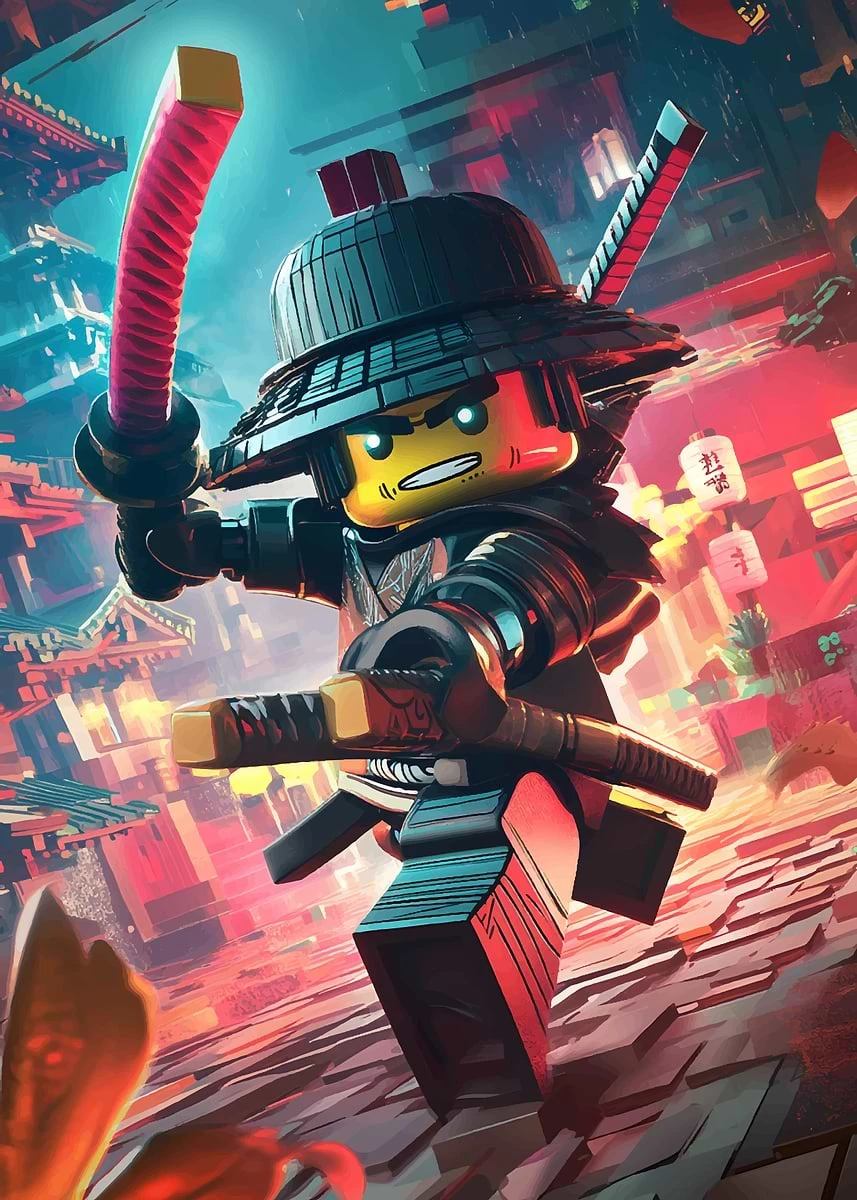 Displate Minecraft Samurai roblox