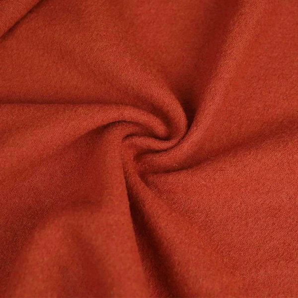 Tissu 100% laine Wolly - Chili | Tissu pour couture de manteau chaud et coloré