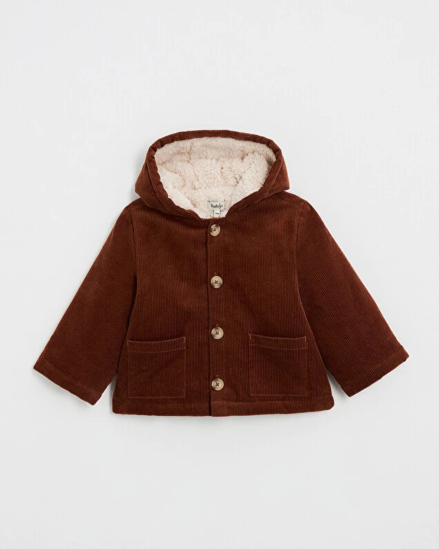 Manteau en velours côtelé
