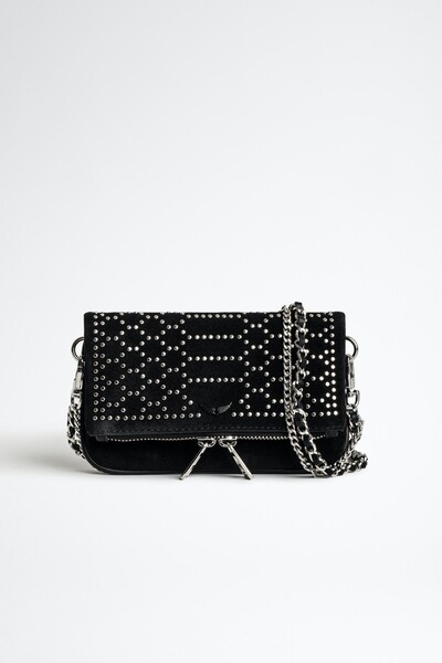 Pochette Rock Nano Suede Scale Studs