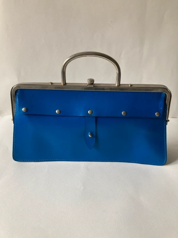 Sac cuir bleu électrique - In & Out | Vinted