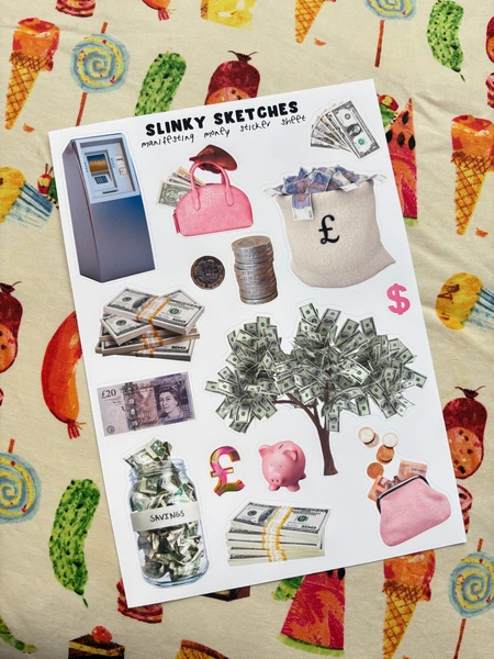 Manifesting Money Sticker Sheet