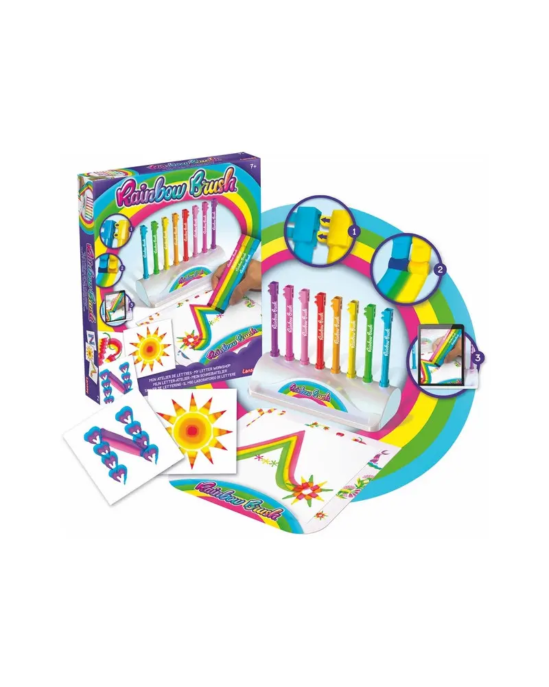 RAINBOW BRUSH MON ATELIER DE LETTRES  Clipse les feutres entre eux ...